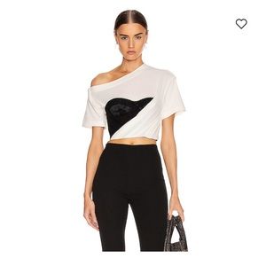 Alexander Wang corset Tshirt top
